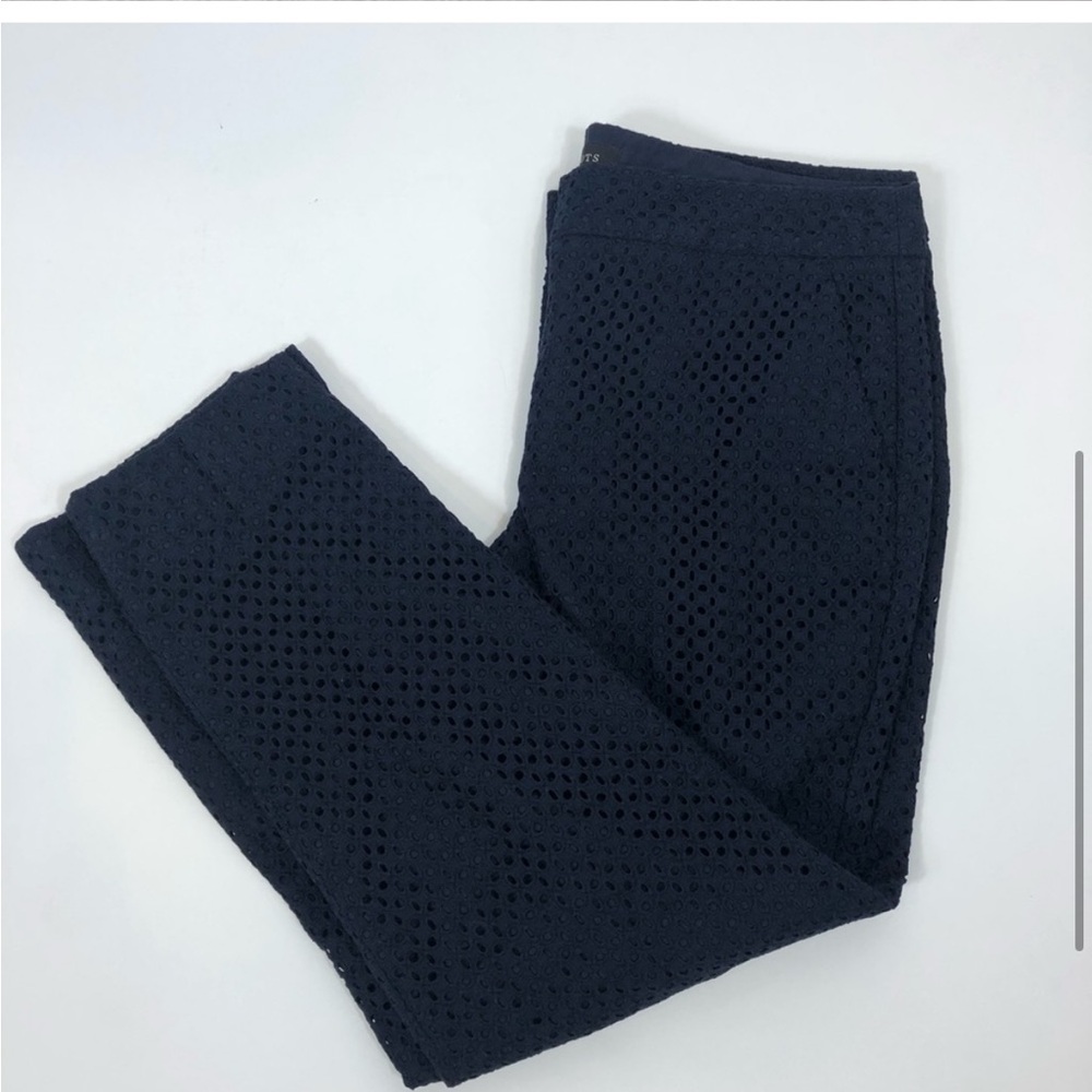 Women's Black Crocheted Pants